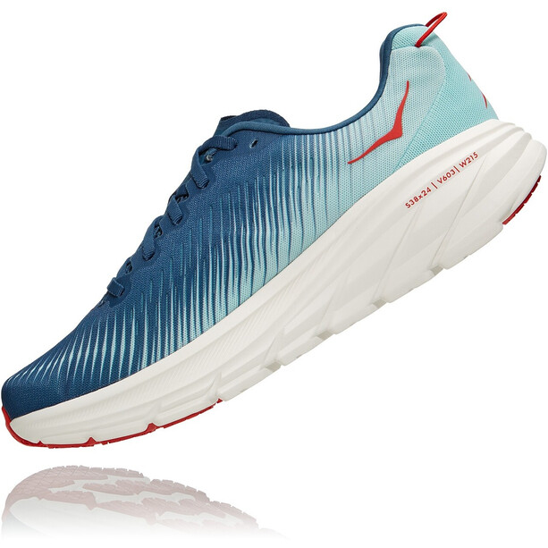 Hoka One One Rincon 3 Wide Chaussures de course Homme, bleu/turquoise