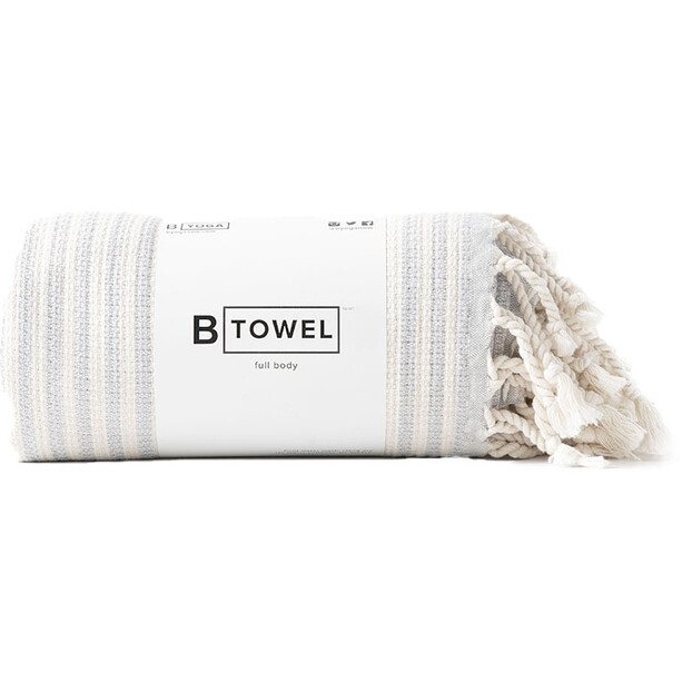 B Yoga B Towel Full Body beige/grau