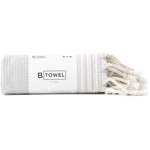 B Yoga B Towel Handen en gezicht, beige/wit