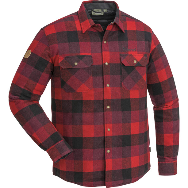 Pinewood Canada Classic 2.0 Shirt Heren, zwart/rood
