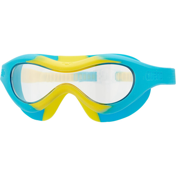 arena Spider Mask Kids clear/yellow/lightblue