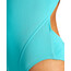 arena Solid Swim Tech High One Piece Swimsuit Dames, turquoise