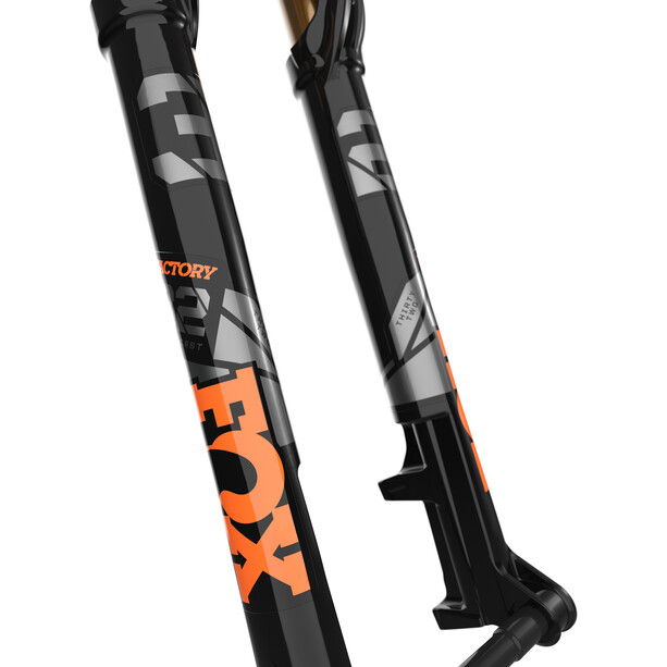 Fox Racing Shox 32 K Float SC 27.5" F-S 100mm FIT4 Rem-Adj Psh-Lk 3Pos Kabolt 110mm 1.5 T 44mm, negro/naranja