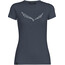 SALEWA Solid Dry T-shirt manches courtes Femme, bleu