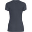 SALEWA Solid Dry Camiseta SS Mujer, azul