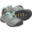 Keen Ridge Flex Mid WP Chaussures Enfant, gris/turquoise