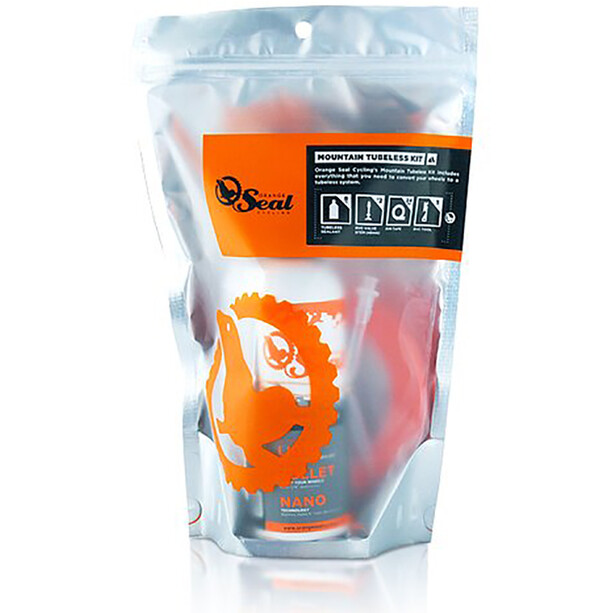 Orange Seal Tubeless Kit de conversion 45mm avec scellant ordinaire 