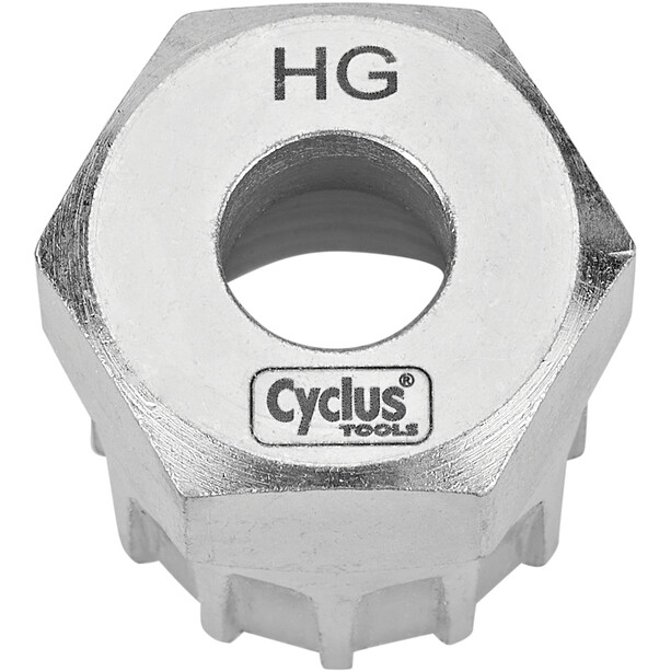 Cyclus Tools Extracteur de cassette pour pignon/Shimano Hyperglide, argent