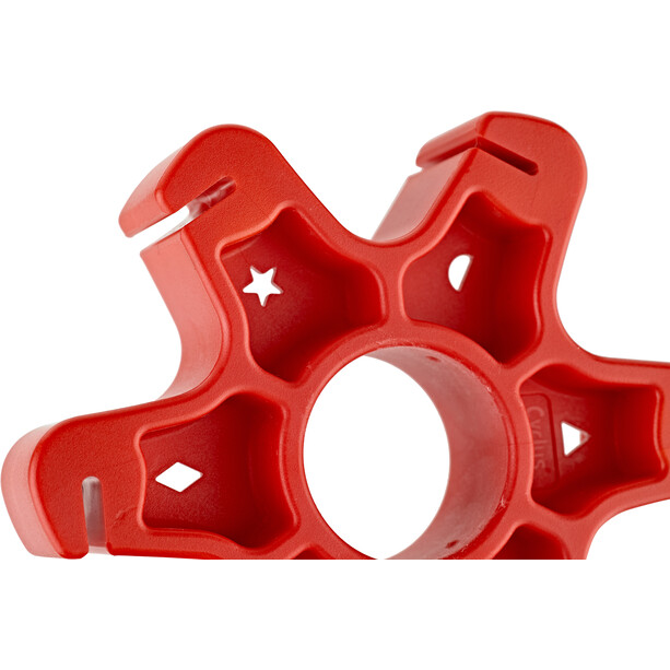 Cyclus Tools Counterholder for Aero Spokes, czerwony