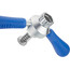 Cyclus Tools Werkzeug für Innenlager/Shimano Standard/Kinex Alu/Stahl blau/silber