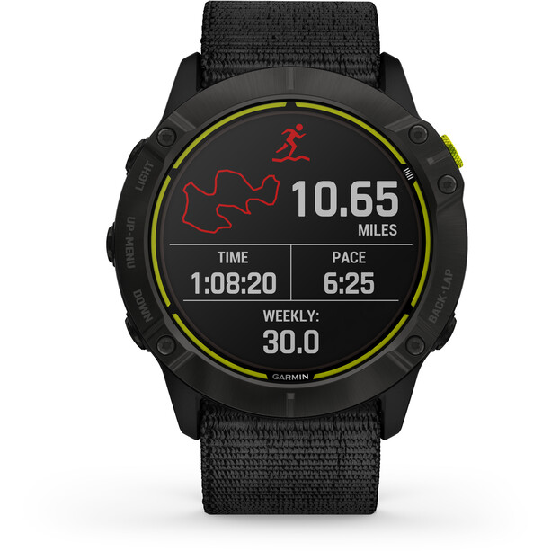 Garmin Enduro Smartwatch with UltraFit Nylon Watch Band, noir
