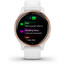 Garmin Venu 2S Smartwatch med Quick Change silikone urrem 18mm, hvid/guld