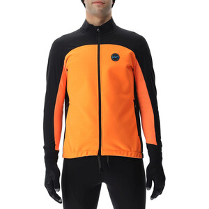 UYN Cross Country Skiing Coreshell Jacket Men, negro/naranja negro/naranja