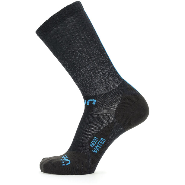 UYN Cycling Aero Winter Chaussettes Homme, noir