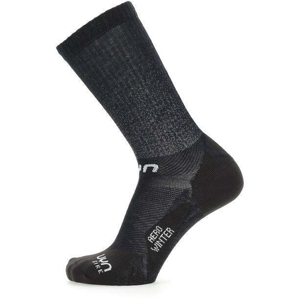 UYN Cycling Aero Winter Socken Herren schwarz
