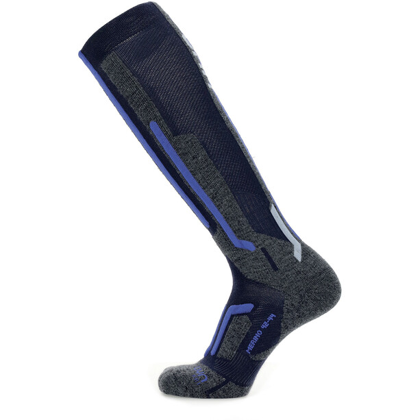 UYN Ski Merino Socks Men, grijs/blauw