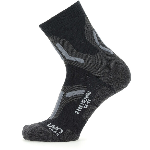 UYN Trekking 2in Merino Socks Men, zwart/grijs
