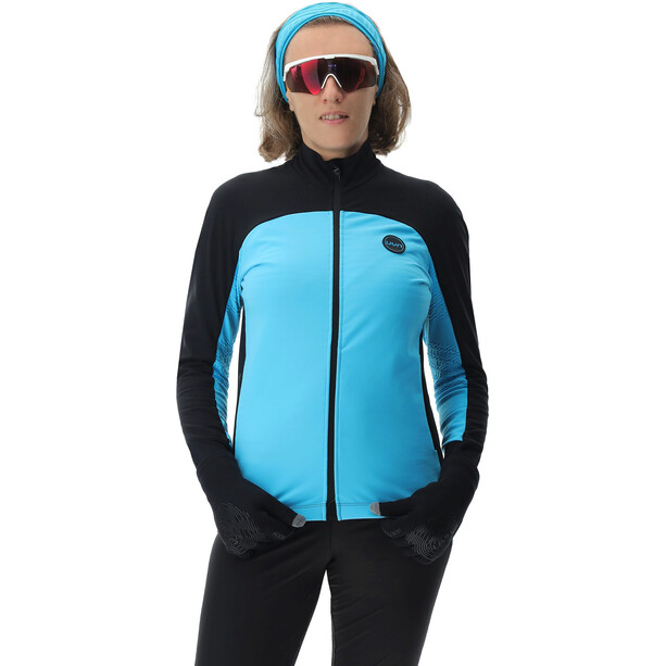 UYN Cross Country Skiing Coreshell Jacket Women turquoise/black/turquoise