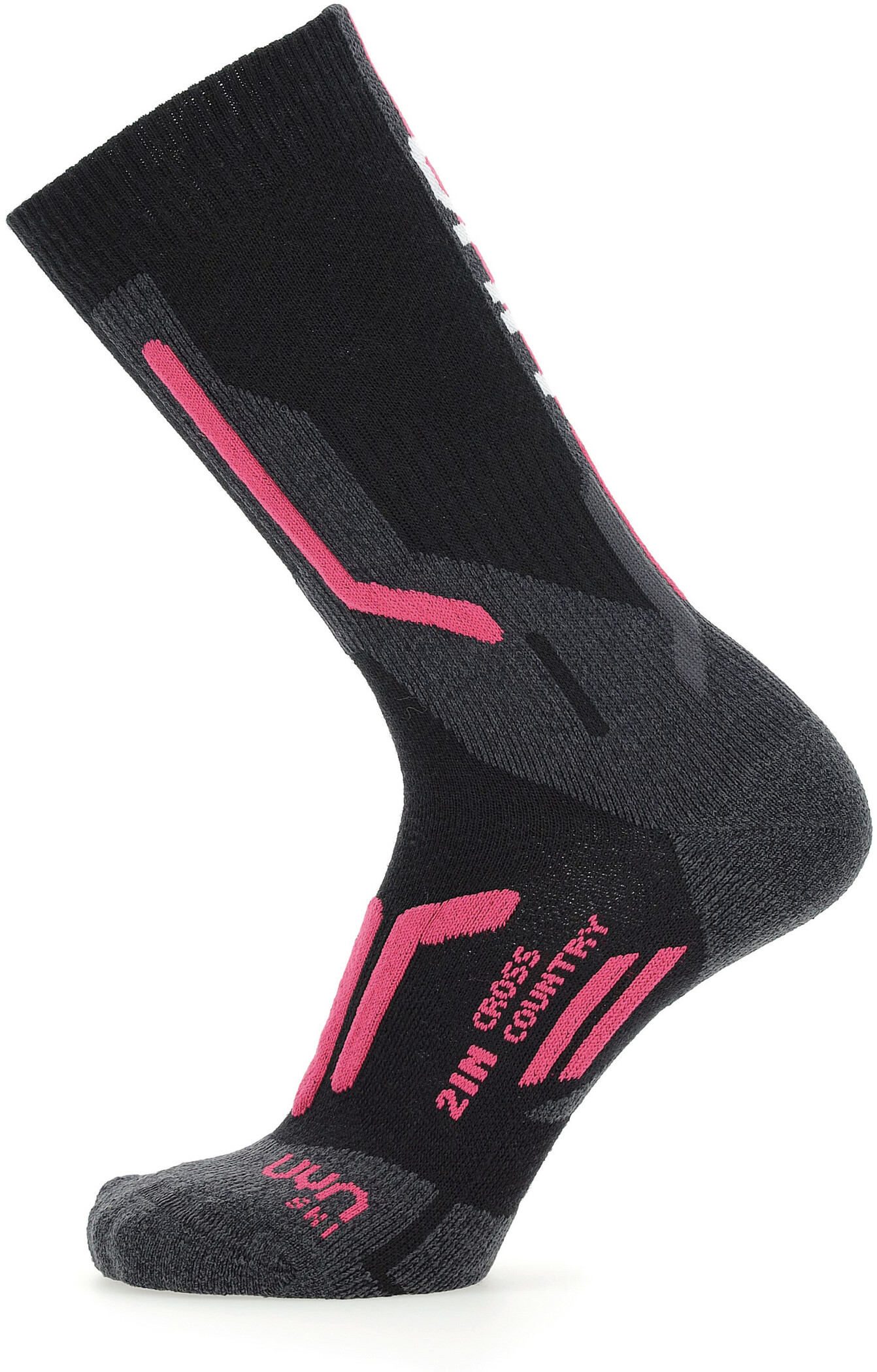 UYN Ski Cross Country 2in Socken Damen schwarz