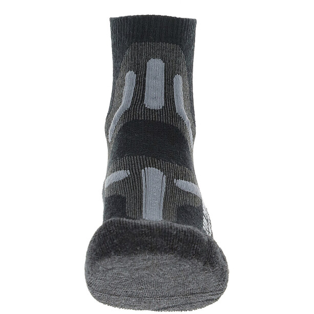 UYN Trekking 2in Merino Low Cut Socks Women, negro/gris
