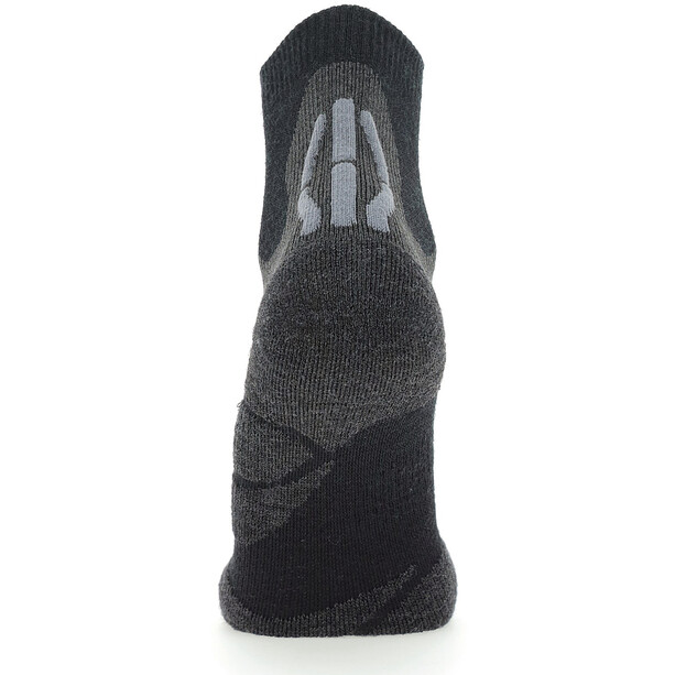 UYN Trekking 2in Merino Low Cut Socks Women, negro/gris