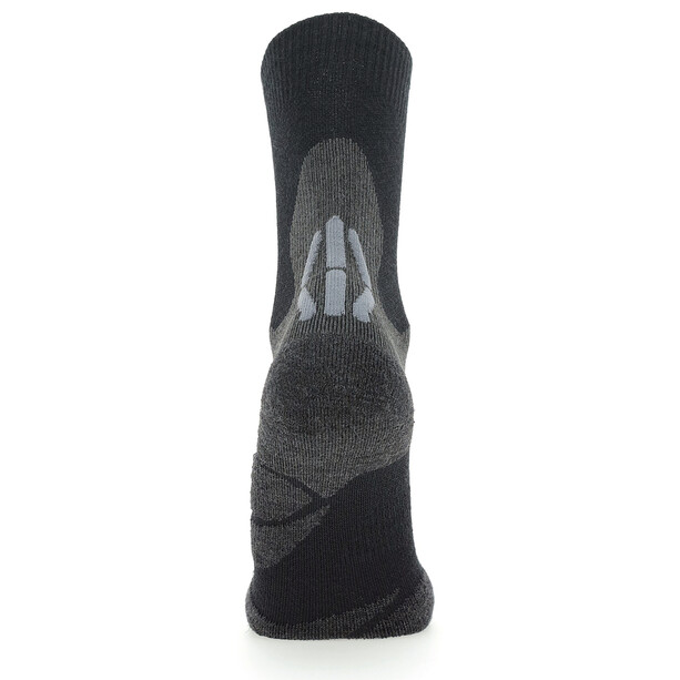 UYN Trekking 2in Merino Mid-Cut Socken Damen schwarz/grau