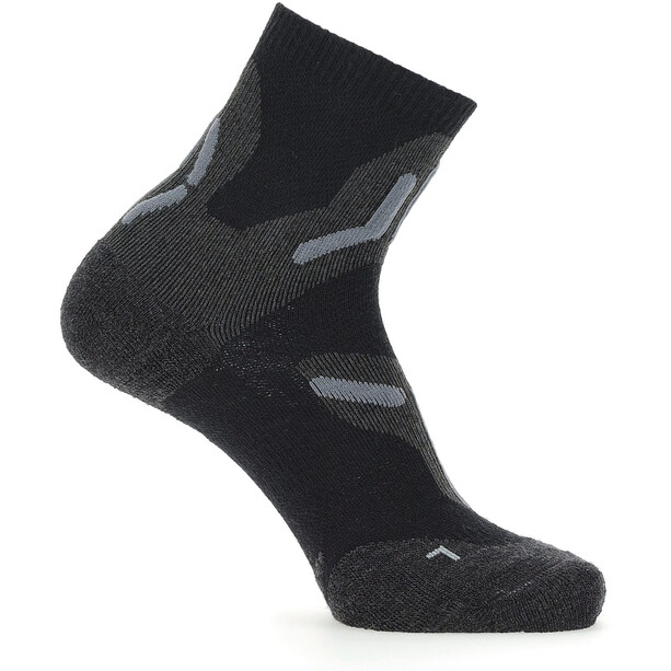 UYN Trekking 2in Merino sokker Damer, sort/grå