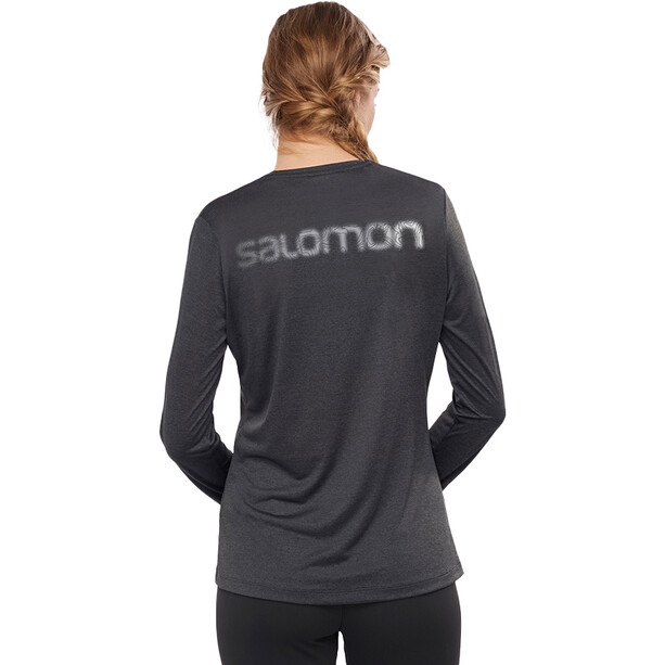 Salomon Agile T-shirts manches longues Femme, noir