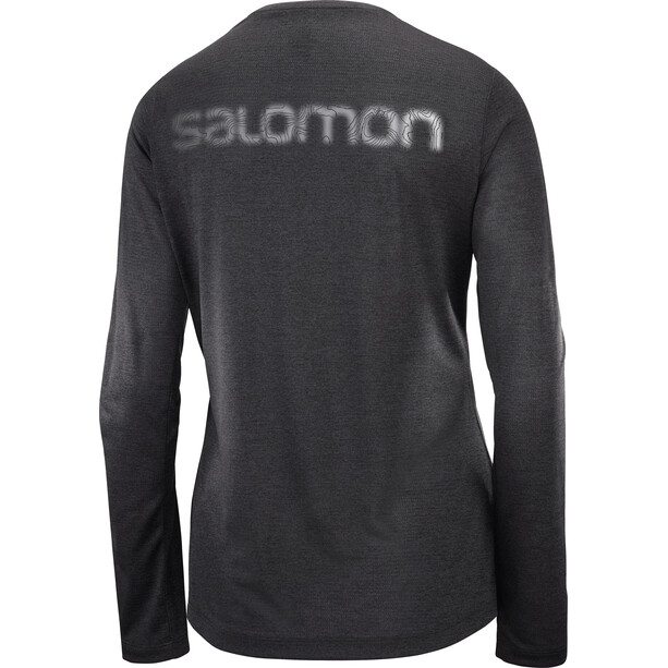 Salomon Agile LS Shirt Women black/nocturne