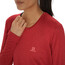 Salomon Agile Longsleeve shirt Dames, rood