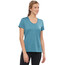 Salomon Agile SS Shirt Women mallard blue/heather/storm blue