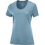 Salomon Agile Camiseta SS Mujer, azul