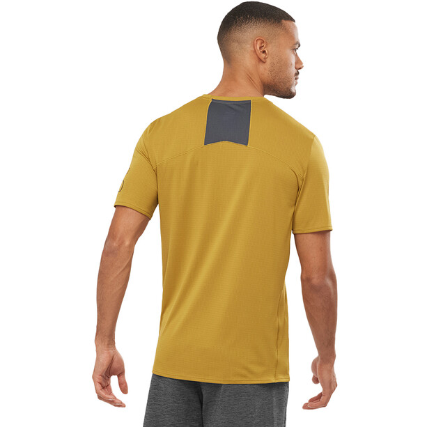 Salomon XA Trail Kurzarmshirt Herren gelb/grau