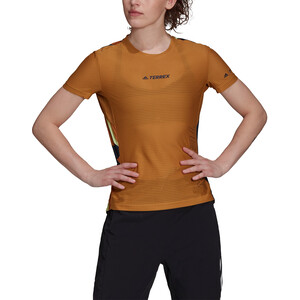 adidas TERREX Parley Agravic Pro T-Shirt Damen braun braun