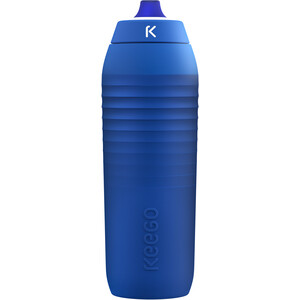 KEEGO Squeezable Titanium Drinking Bottle 750ml electric blue