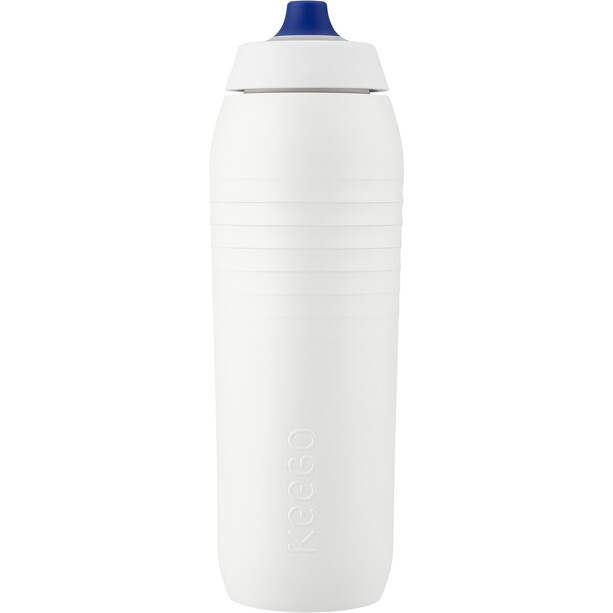 KEEGO Squeezable Titanium Drinking Bottle 750ml titanium white