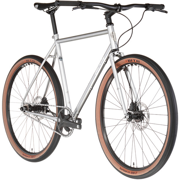 All-City Super Professional Single Speed, argent