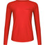 Berghaus 24/7 Base Camiseta manga larga cuello redondo Mujer, rojo