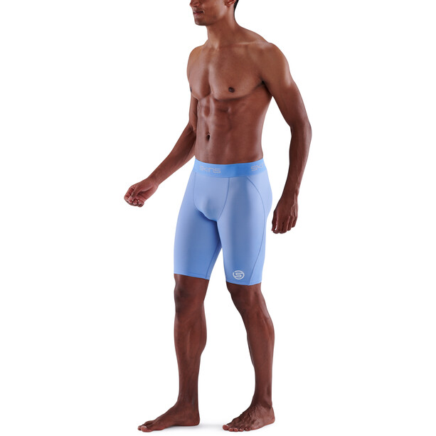 Skins Series-1 Short Collant Homme, bleu