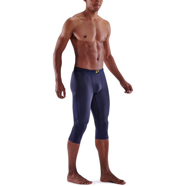 Skins Series-3 3/4 thermische panty Heren, blauw