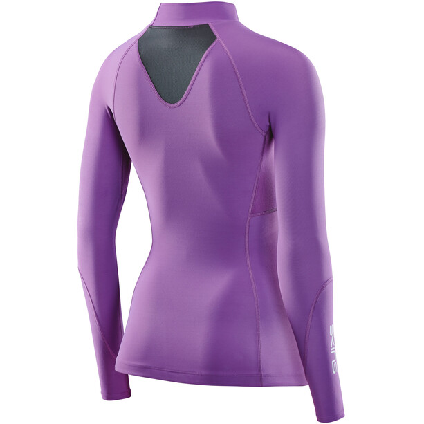 Skins Series-3 Koszula termiczna LS Kobiety, fioletowy