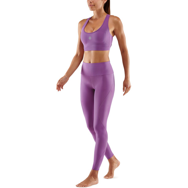 Skins Series-3 T&R Medias Largas Mujer, violeta