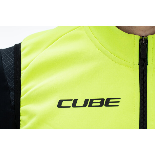 Cube Blackline Safety Softshell vest Herrer, gul