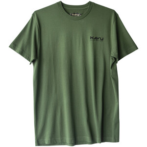 KAVU Klear Above Etch Art T-shirt Herr grön grön