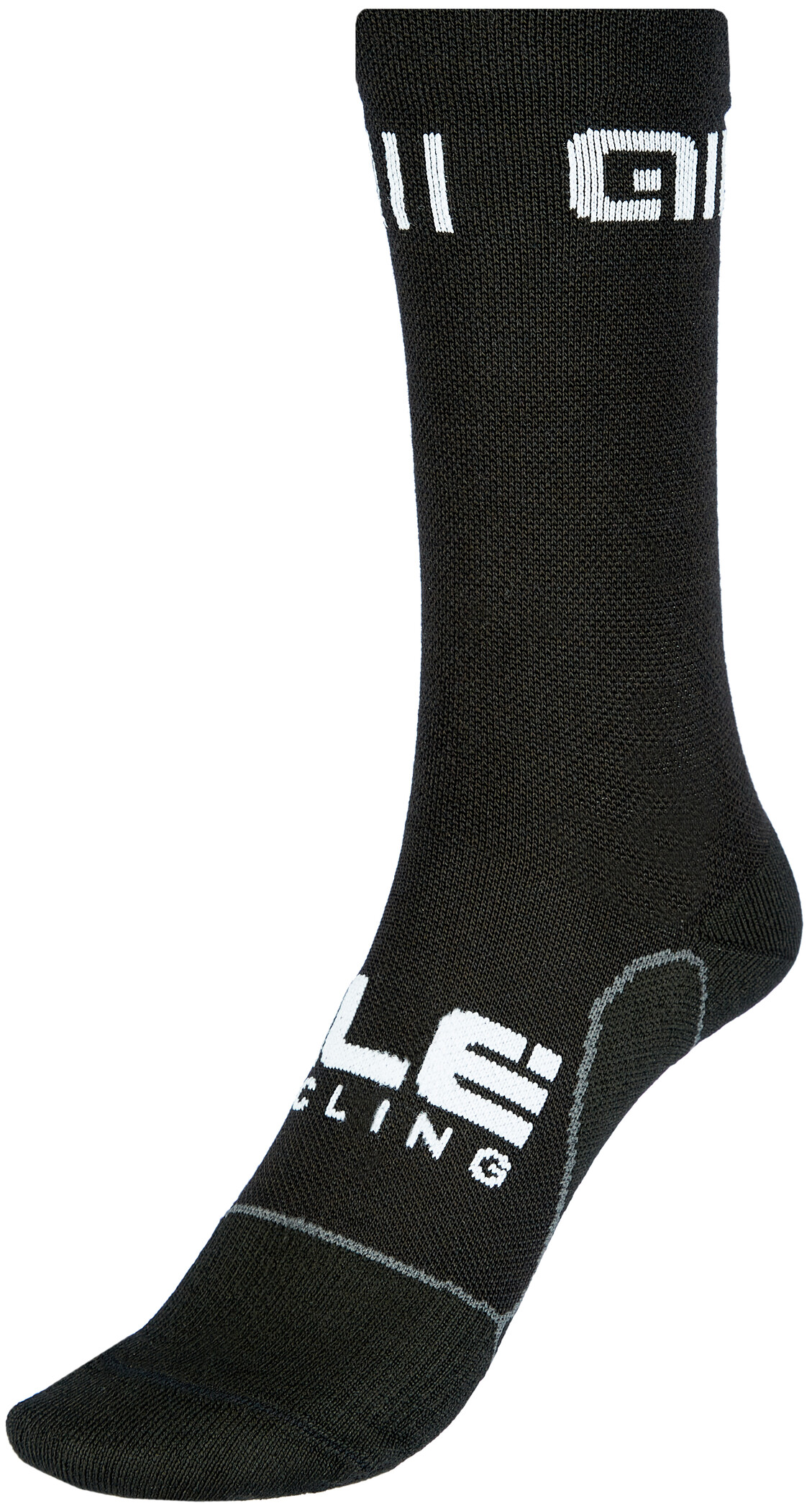 Ale Cycling Socks Thermo Primaloft Black/Yellow Fluo-18 cm cuff|BRAND NEW 