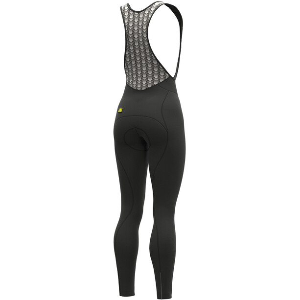 Alé Cycling Solid Essential Salopette Lunga Donna, nero