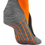 Falke RU 4 Cool Calcetines Cortos Hombre, naranja/gris