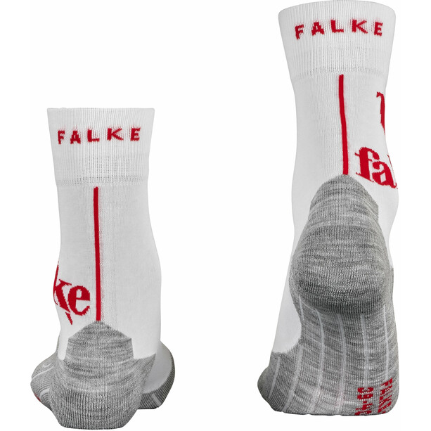 Falke RU4 Falke Chaussettes de course Femme, blanc/gris