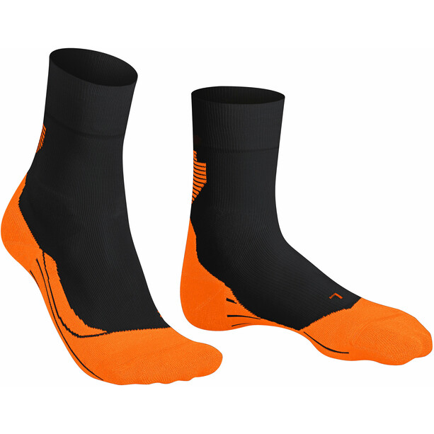 Falke Stabilizing Cool Sokken Dames, zwart/oranje