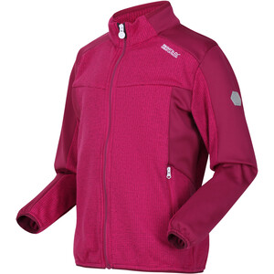Regatta Highton II Winter Full Zip Fleece Jacket Kids, roze roze